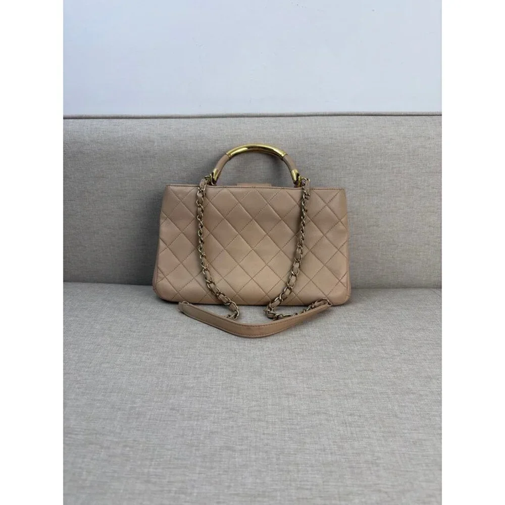 CHANEL Pink Aged Calfskin Reissue 224 Mini GHW